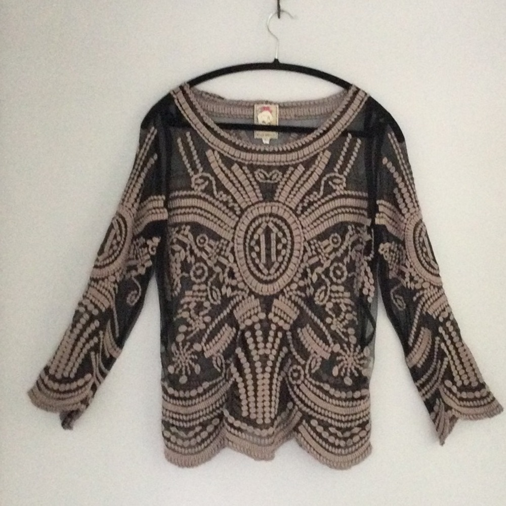 Yoana Baraschi embroidered top